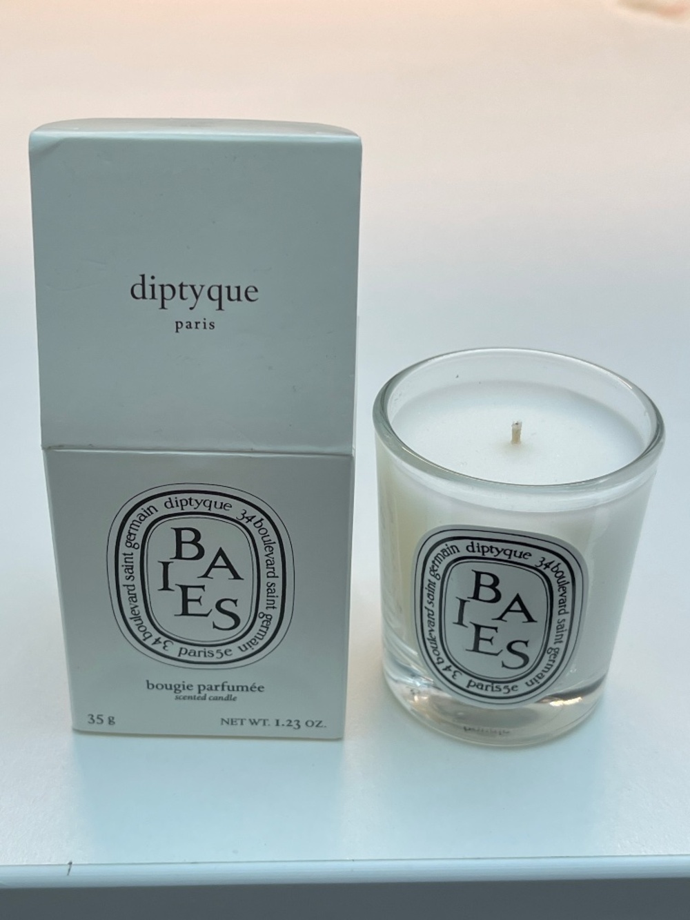 NEW in box Diptyque Baies Scented Candle 35g home decoration